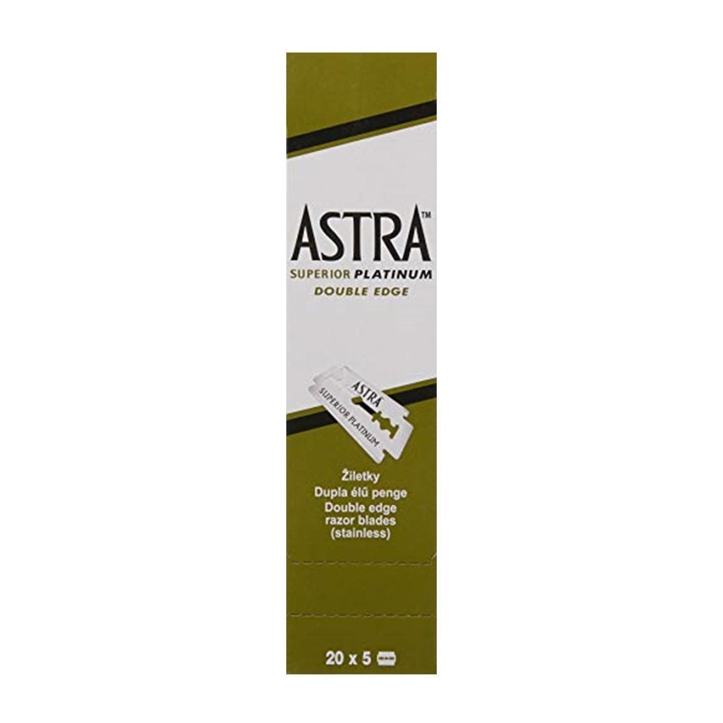 Astra Superior Platinum Yaprak Jilet Kartela (5x20 adet)