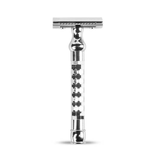 Pearl SHD Krom Taraksız Jiletli Tıraş Makinesi, Manuel Orta Agresif Düzey Razor, Tahrişsiz Islak Tıraş