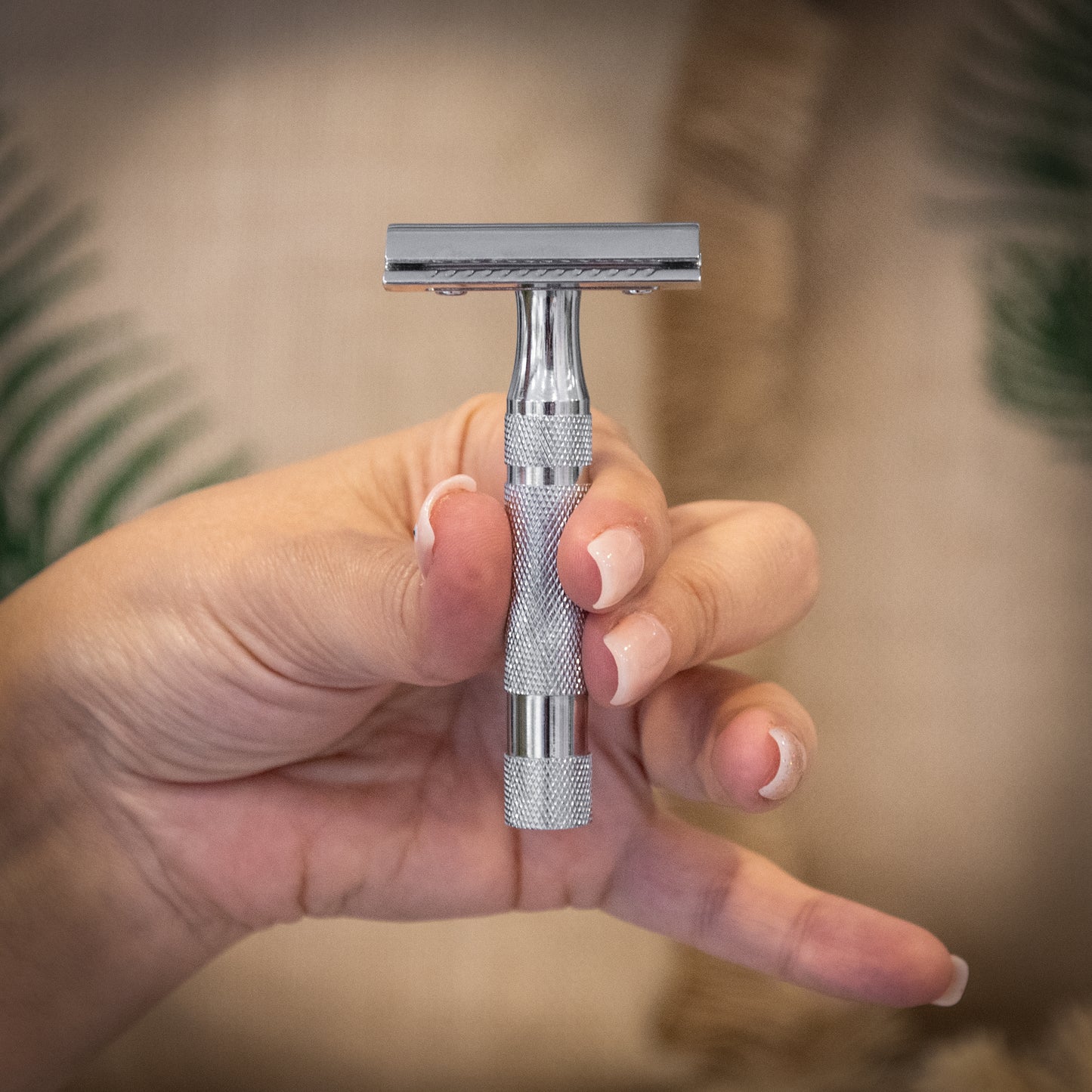 Pearl Shaving Krom Kaplama Taraksız Jiletli Tıraş Makinesi, Düşük Maliyetli Tahrişsiz Manuel Tıraş Bıçağı