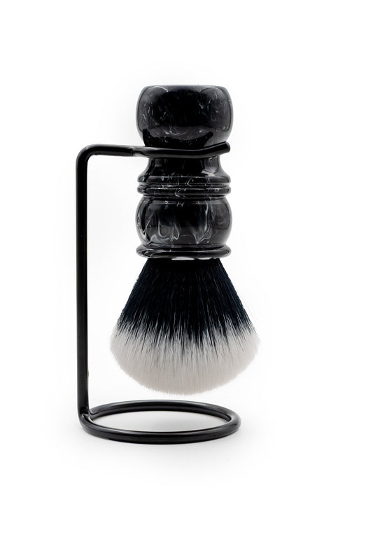 Yaqi Tıraş Fırçası İçin Siyah Metal Stand, Kaymaz ve Dengeli Taban