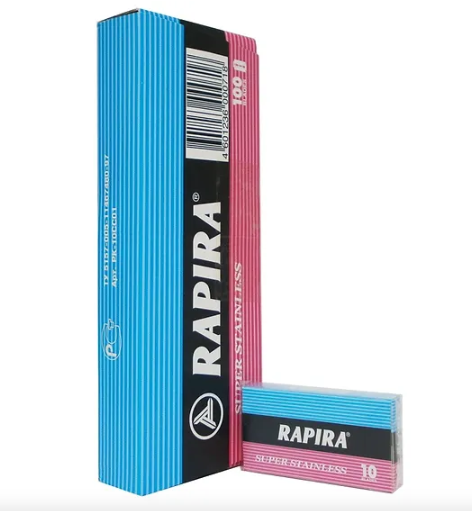 Rapira Super Stainless Tıraş Jileti 100 Adet Yaprak Jilet