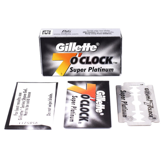 Gillette 7 O'clock Super Platinum Yaprak Jilet, 5li