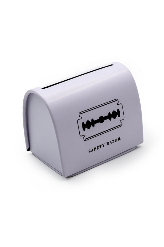 Metal Atık Jilet Kutusu, Beyaz