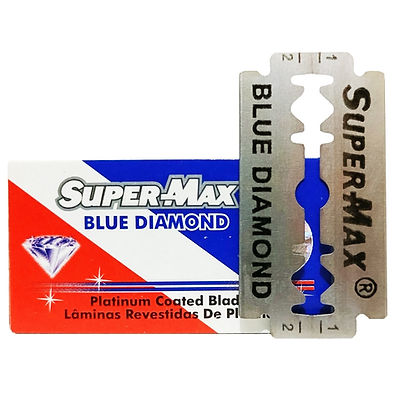 SuperMax Blue Diamond Yaprak Jilet 5'li Paket | Çift Taraflı Tıraş Jileti