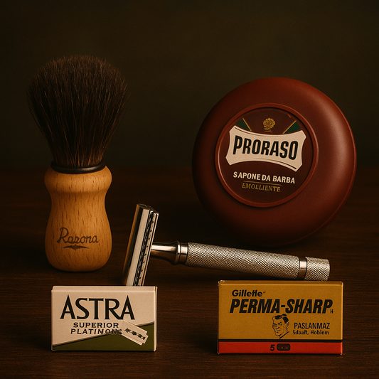 Sinekkaydı Gündelik Tıraşa Uygun, Eşe Kocaya, Erkek Arkadaşa veya Babaya Hediye Tıraş Seti, SNK01 Elit Set