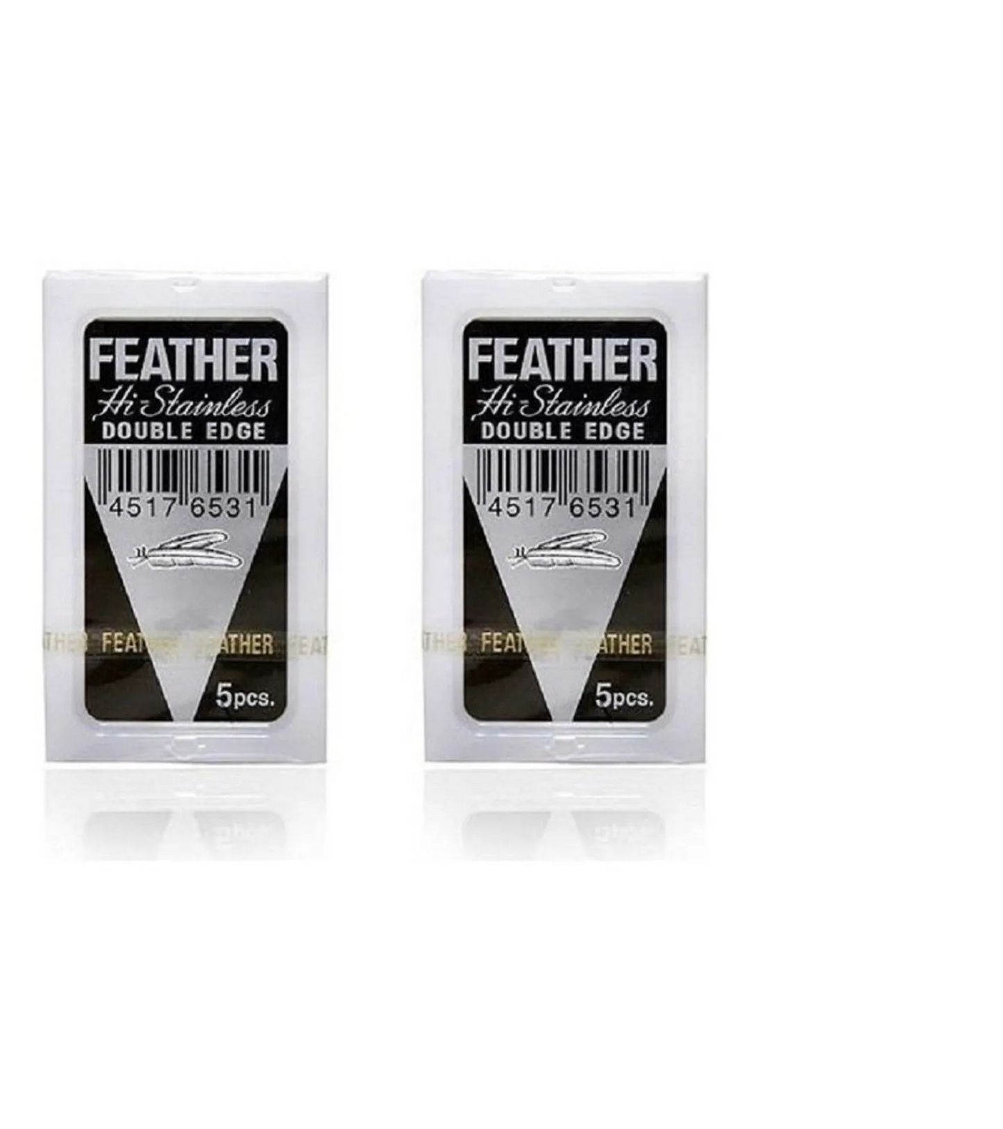 Feather Yaprak Jilet 5li X 2 Paket, Dünyanın En Keskin Jilertlerinden Geleneksel Tıraşın Vazgeçilmez