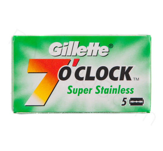 Gillette 7 O'clock Super Stainless Yaprak Jilet, 5'li