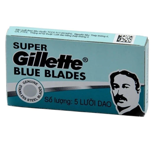 Gillette Super Blue Çift Kenarlı Tıraş Jileti, 5li