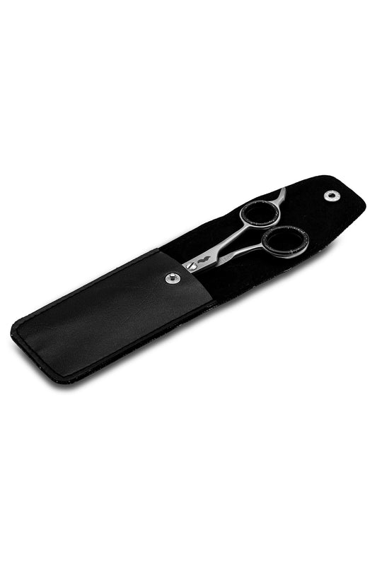 Pasha Shaving Premium Paslanmaz Çelik Sakal ve Bıyık Makası 14 cm – Taşıma Kılıflı