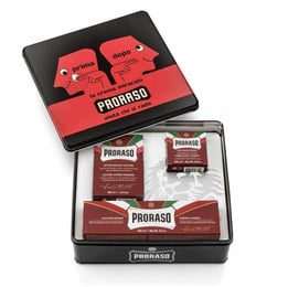 Proraso Vintage Set, Yenileyici, Primadopo (Tıraş Öncesi Kremi - Tıraş Kremi - Tıraş Sonrası Losyon)