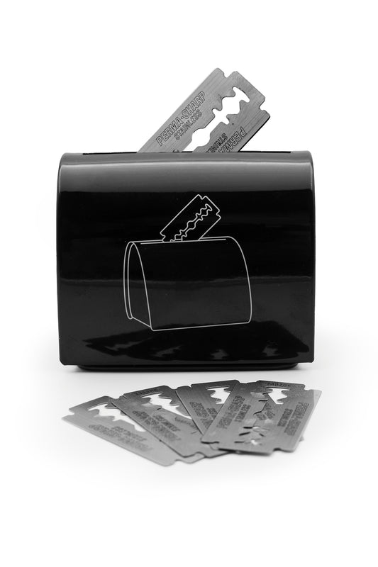 Metal Atık Jilet Kutusu, Siyah