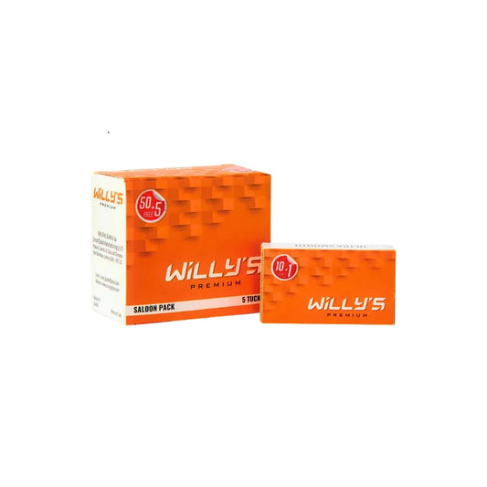 Willy's Premium Çift Taraflı Tıraş Jileti 50+5 (55 Adet) – Pearl Tıraş Makineleriyle Sunulan Çift Taraflı Jilet