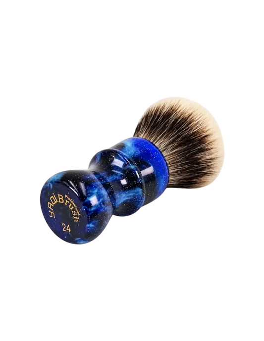 Yaqi Yıldızlı Gece Two Band Finest Badger 24 mm Porsuk Kılı Tıraş Fırçası